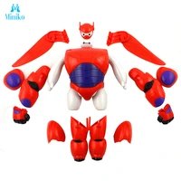 new fashion holiday gift kids toys 16cm big hero baymax robot 6 action figure cartoon movie baymax removable armor children toy