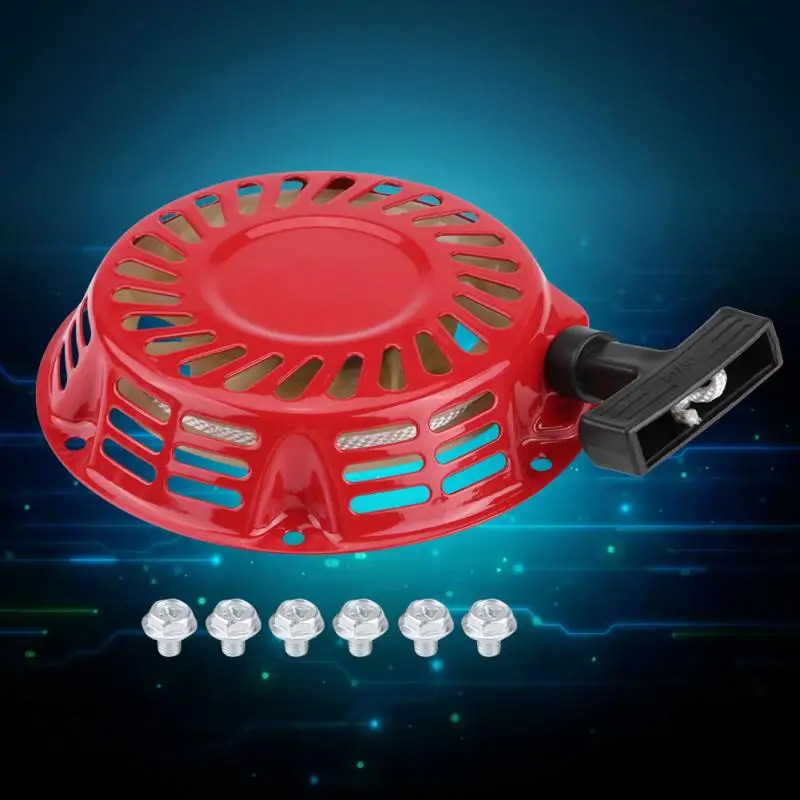 Motorcycle Engines Recoil Starter Pull Start Assembly for 2KW 168F Gasoline Generator Mini Pocket Bikes ATV | Автомобили и