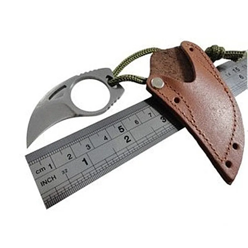 Knife Outdoor emergency tools Camping finger stainless steel knife to carry sharp cut rope auto rescue tool | Спорт и развлечения