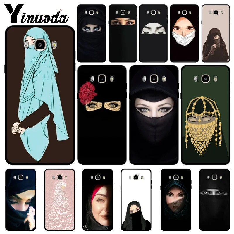 Роскошный чехол для мобильного телефона Yinuoda Musulman Islamique Gril Yeux Arabe Hijab Fille Samsung 2015J1 J5