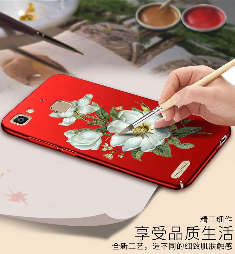 Для huawei gr3 чехол Роскошный funda протектор мобильного телефона сумка для huawei gr3 tag-l21 Чехол Жесткий Для huawei Наслаждайтесь 5s чехол 3D цветок