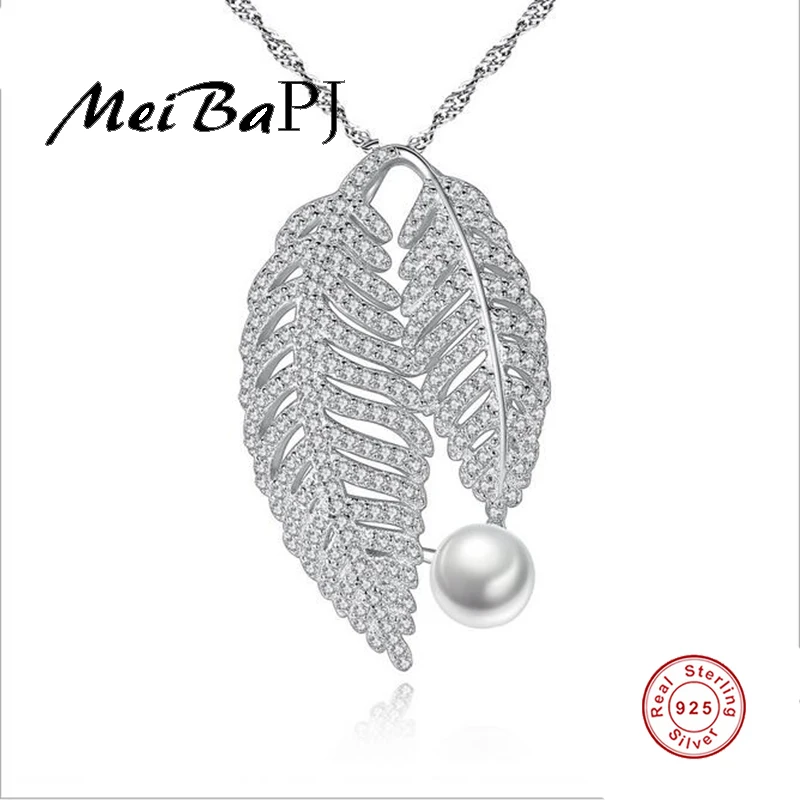 Женское вечерние жерелье из серебра 925 пробы с натуральным пресноводным жемчугом