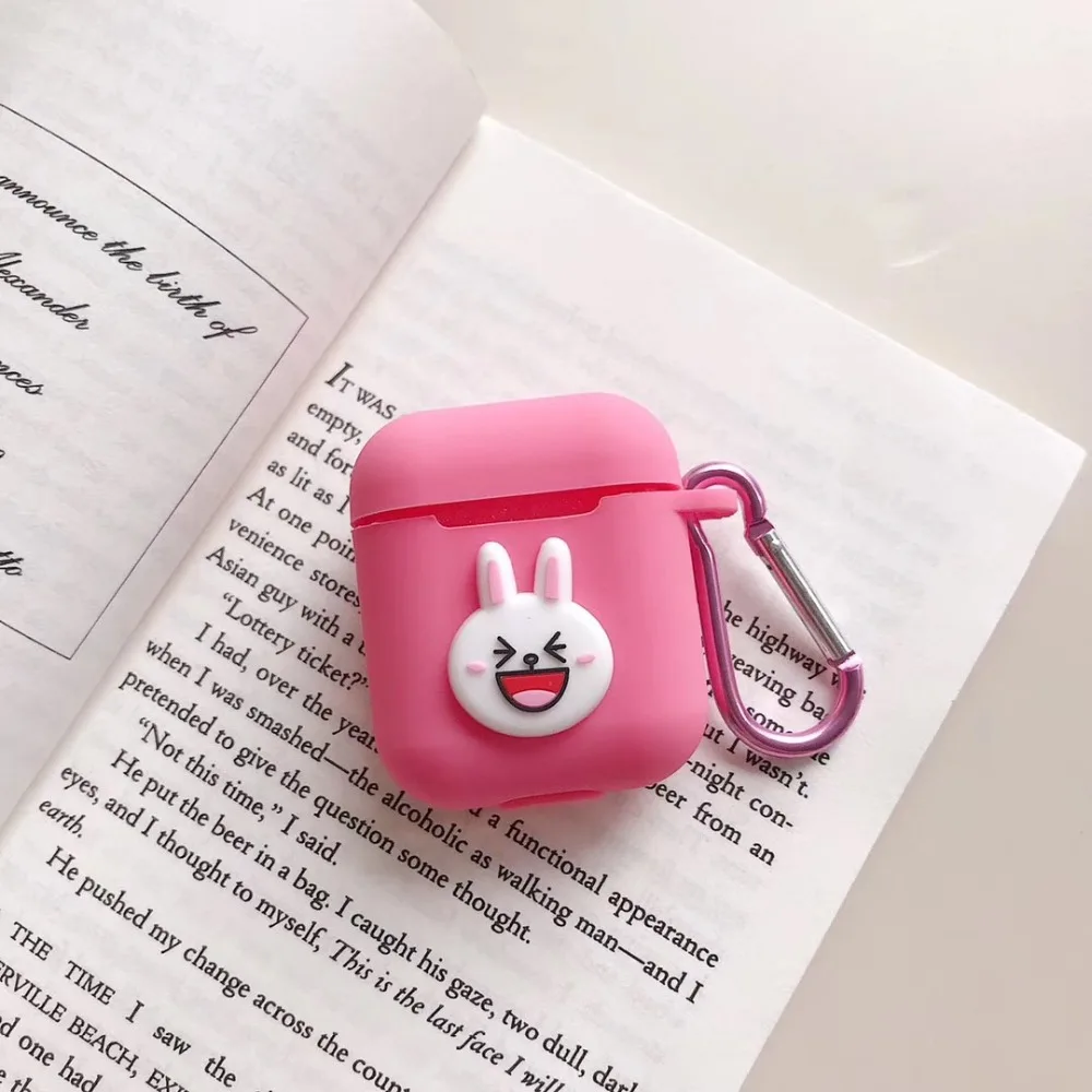 Мягкий силиконовый чехол из ТПУ с Bluetooth для беспроводных наушников AirPods зарядный
