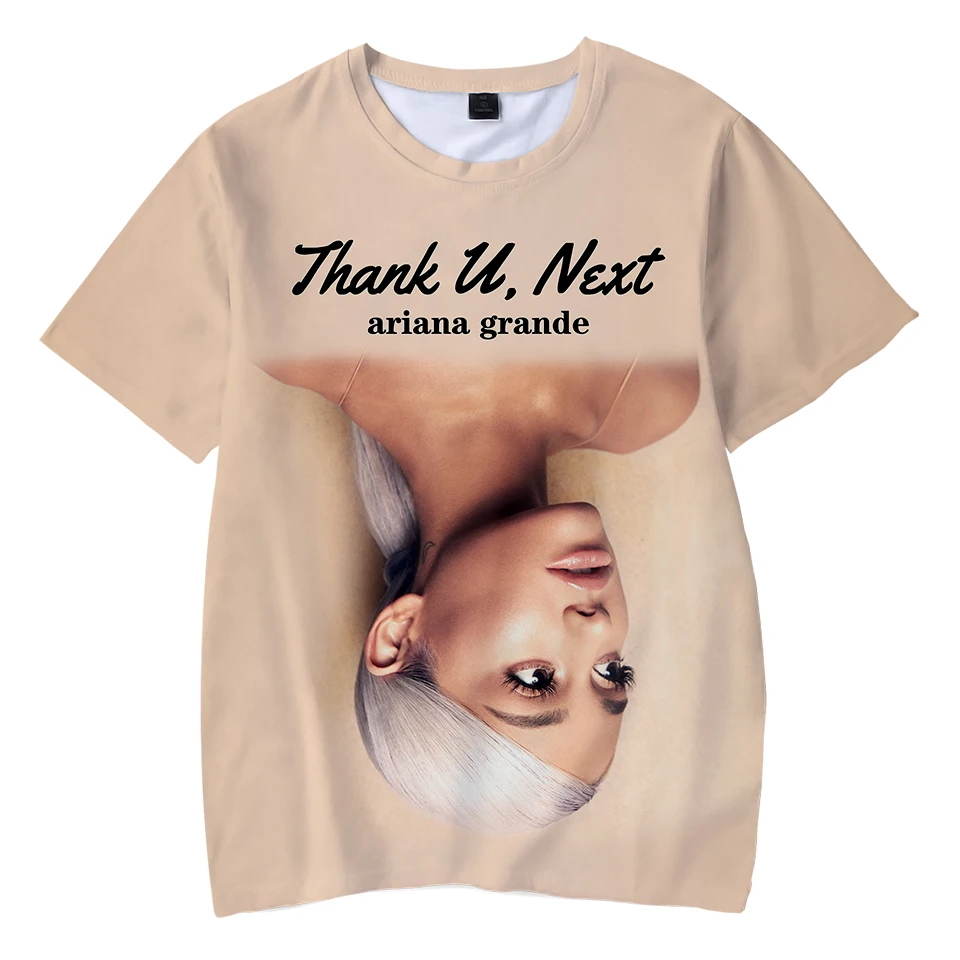2019 Детские футболки с 3D Арианой Гранде Детская уличная одежда для девочек летняя