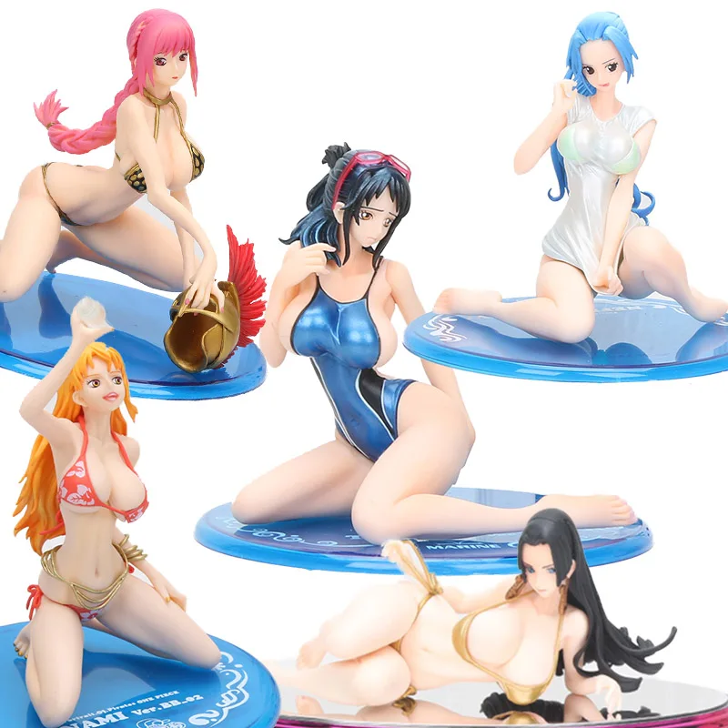 Аниме One Piece Nami Nico Boa Hancock Ver. Купальный костюм BB Rebecca vivi Kalifa ПВХ Фигурки