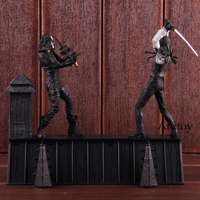 Игрушки из фильма ужасов The Crow Brandon Lee Eric Draven VS Top Dollar NECA, фигурка из ПВХ, Коллекционная модель игрушки