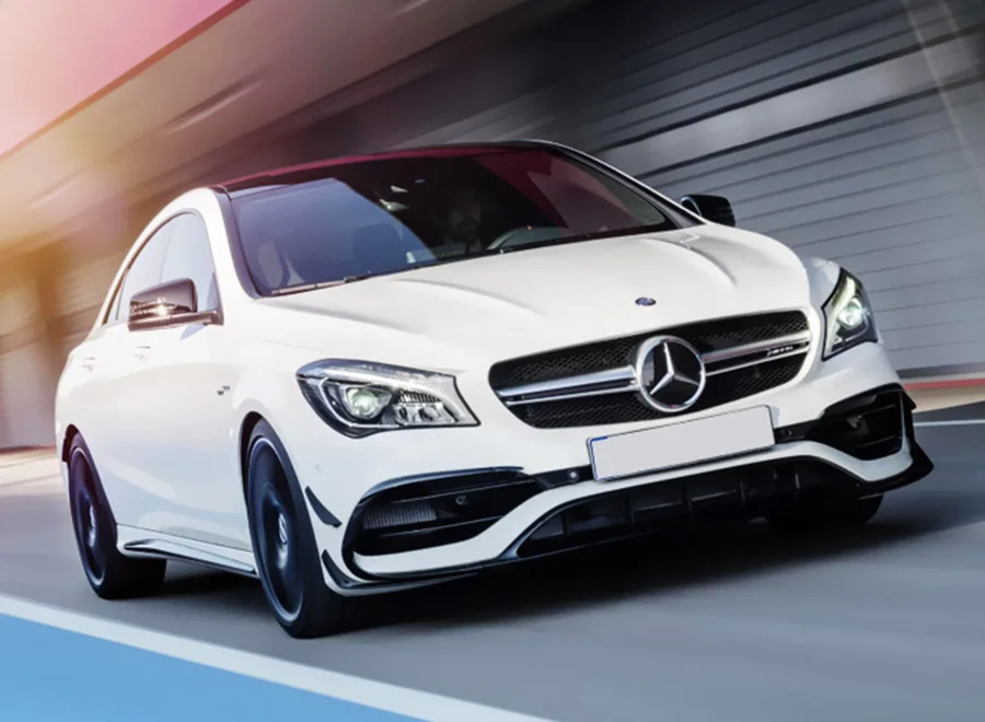 2 шт. светодиодный головной светильник s для Benz CLA- Автомобильный светодиодный светильник s двойные ксеноновые линзы автомобильные аксессуары дневные ходовые огни противотуманный светильник
