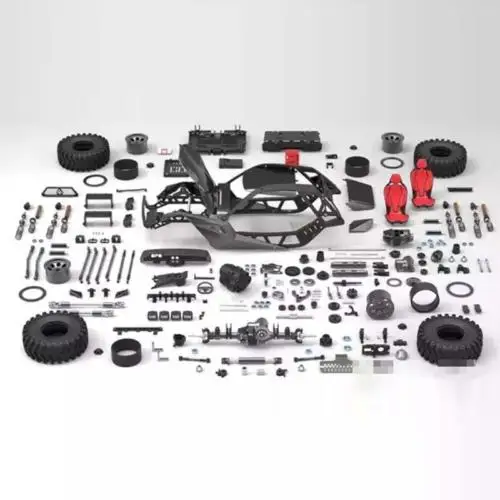 Капо 1/10 RC гоночный ACE1 комплект модель Металлическое шасси 4WD Рок Гусеничный автомобиль Commander2