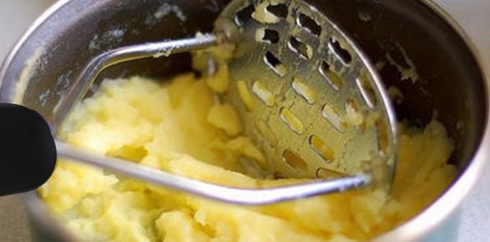 1 шт. кухонный инструмент из нержавеющей стали с черной ручкой | Дом и сад