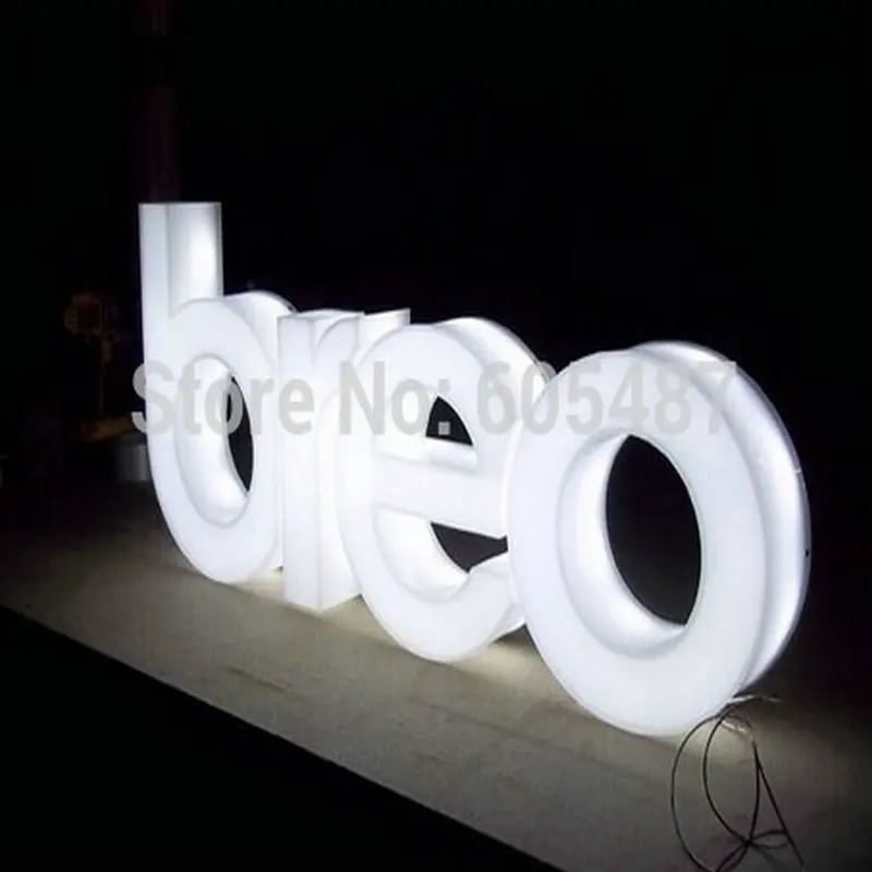 3D индивидуальная реклама из светодиодного акрила светильник с буквами|letter led|led