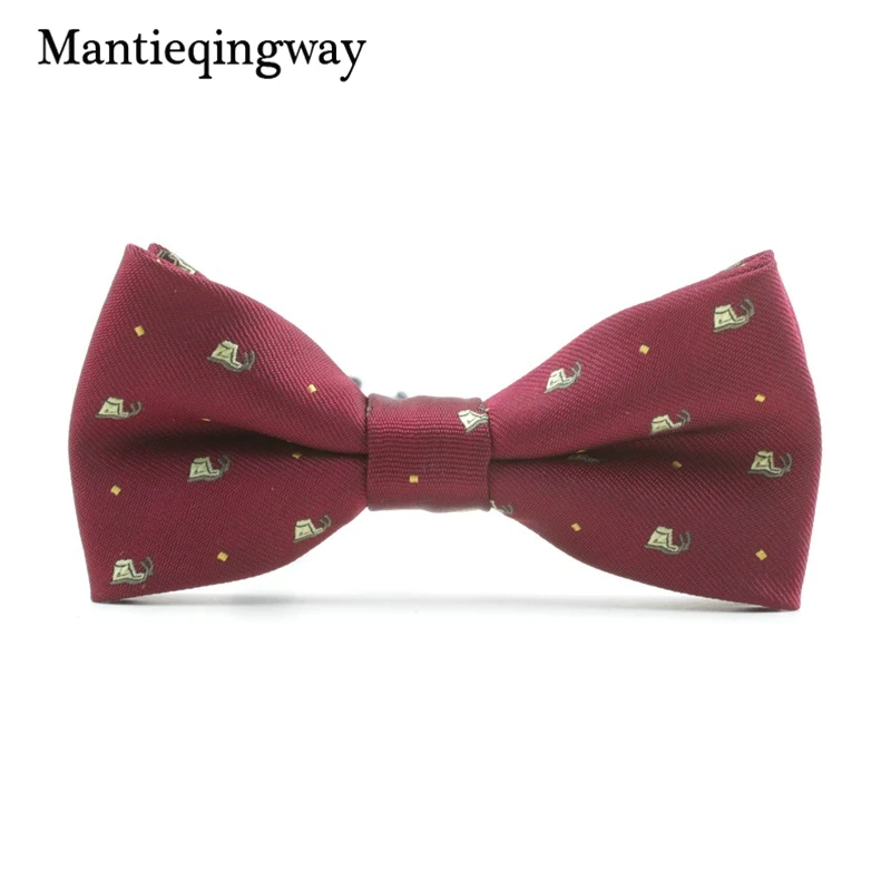 Mantieqingway/Детские вечерние галстуки-бабочки из полиэстера; Рождественский галстук-бабочка для маленьких мальчиков и девочек с рисунком лося; детская бабочка