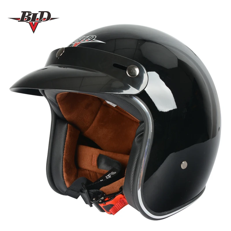 

Горячая продажа BLD Moto rcycle шлем jet винтажный шлем с открытым лицом Ретро 3/4 половина шлем casco moto capacete moto ciclismo