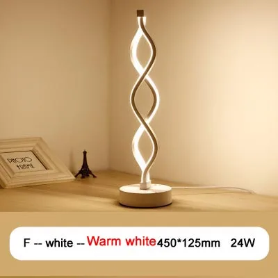 F warm white--white Настольный светильник с защитой глаз, прикроватный светильник для спальни, Настольный светильник для гостиной, кабинета, спальни, светильник, светодиодный - Цвет абажура: F warm white--white