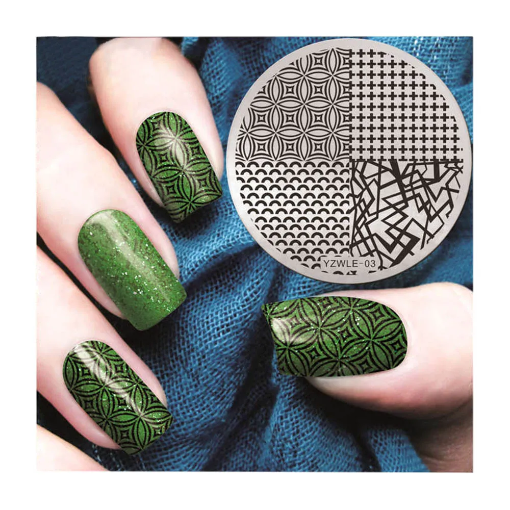Дизайн ногтей печать пластины изображения штамповки советы для дизайна маникюра