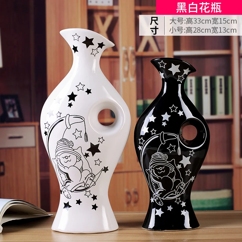 Скандинавский фарфор белые черные Слоны три оленя елки украшения домашний декор