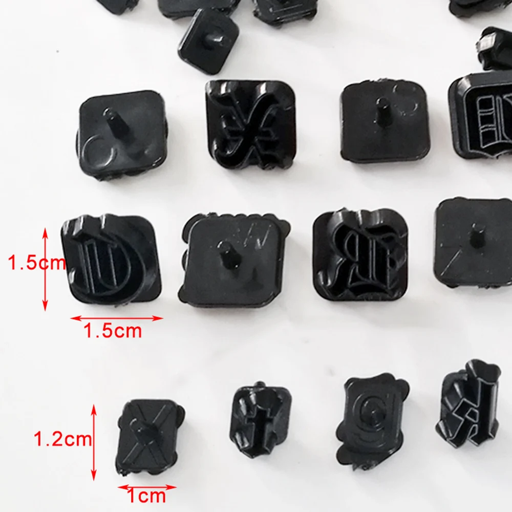 54 шт. Пластиковая форма для мастики и торта верхний чехол буква нижний буквы