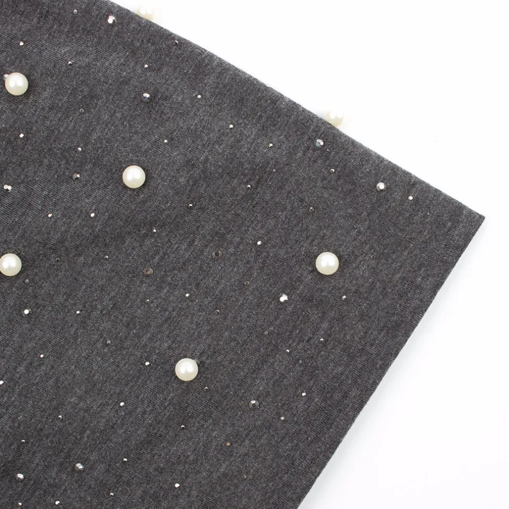 

Geebro Brand Women's Pom Pom Beanie Hat Casual Polyester Shine Pearls&Rhinestones Beanies For Women Skull Beanie Hats Bonnet