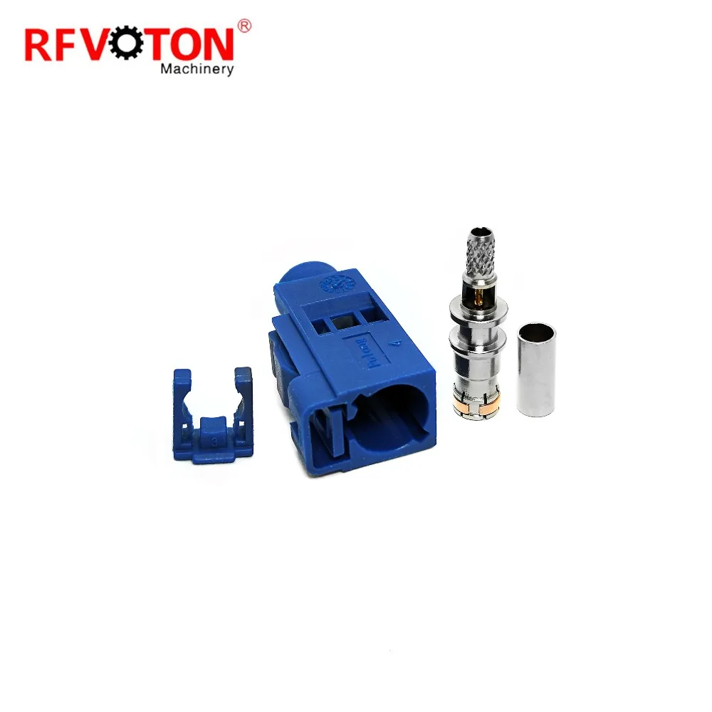 Бесплатная доставка 10 шт. SMB Fakra коннектор гнездовой разъем 50 Ом подвеска (в линии)