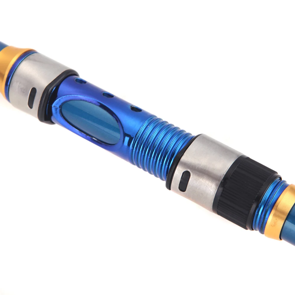 Новый Продукт Удочку Телескопическая Удочка Снасти Путешествия Спиннинг 2.4 М