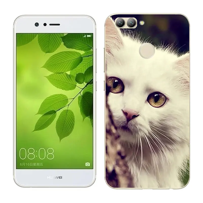 for Huawei Nova 2 Case 5.0 inch Sleeping Painted TPU Cover For plus Soft Silicon Phone Back Skin | Мобильные телефоны и