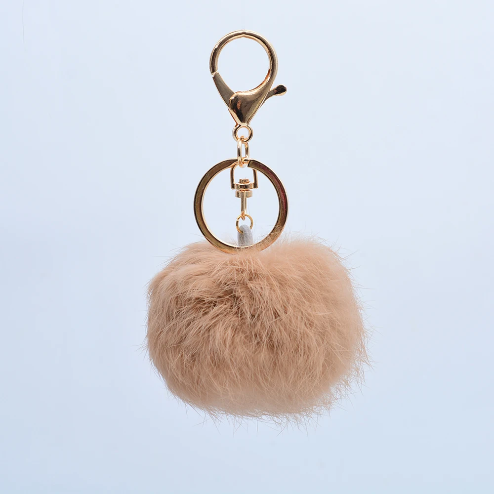 Брелок для вечерние ей с помпоном из пушистого меха 8 см|Сувениры вечеринок| |