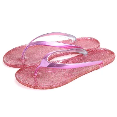 Бесплатная доставка желейные туфли женские шлепанцы сандалии дамские тапочки на