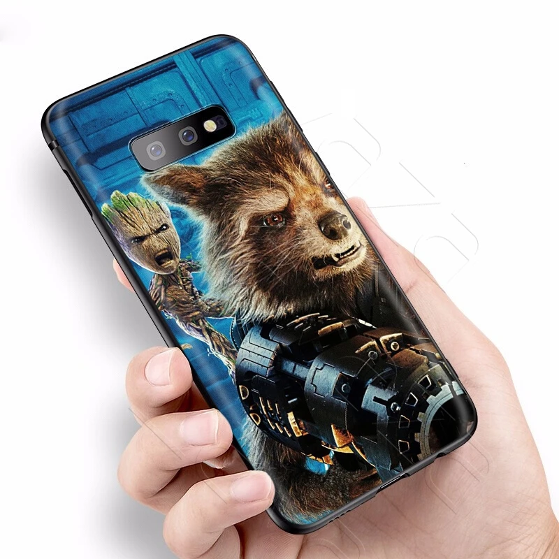 Lavaza Guardian реактивный енот Грут Treeman чехол для samsung Galaxy S6 S7 край J6 S8 S9 S10 плюс A3 A5 A6 A7 A8 A9 Note 8, 9