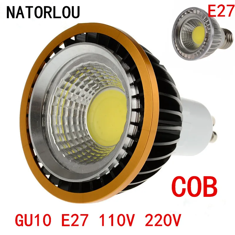 Светодиодный COB PAR20 прожектор 220 V 110 V затемнения GU10/E27 15 Вт светодиодный PAR20 прожектор теплый белый, холодный белый натуральный белый прожектор