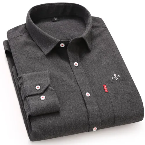 XYX880dark gray DUDALINA, мужская рубашка, Camisa, повседневная, с длинным рукавом, рубашка,, мужская, хлопок, приталенная, брендовая, Мужская одежда, рубашка - Цвет: XYX880dark gray