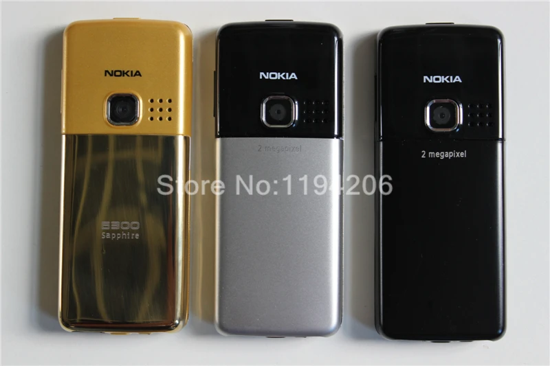Разблокированный Nokia 6300 GSM 860 мАч Поддержка русской и арабской клавиатуры мобильный телефон трехдиапазонный многоязычный