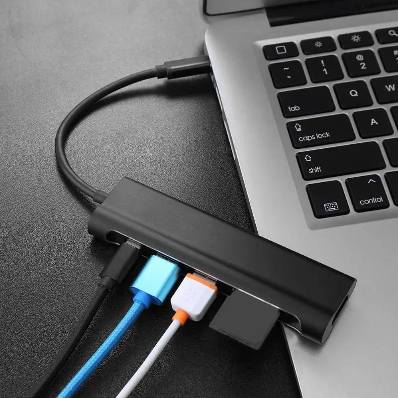 5 Гбит/с концентратор USB3.1 Type-C к HDMI для SD/TF кардридер зарядный порт USB 3 0 адаптер MacBook