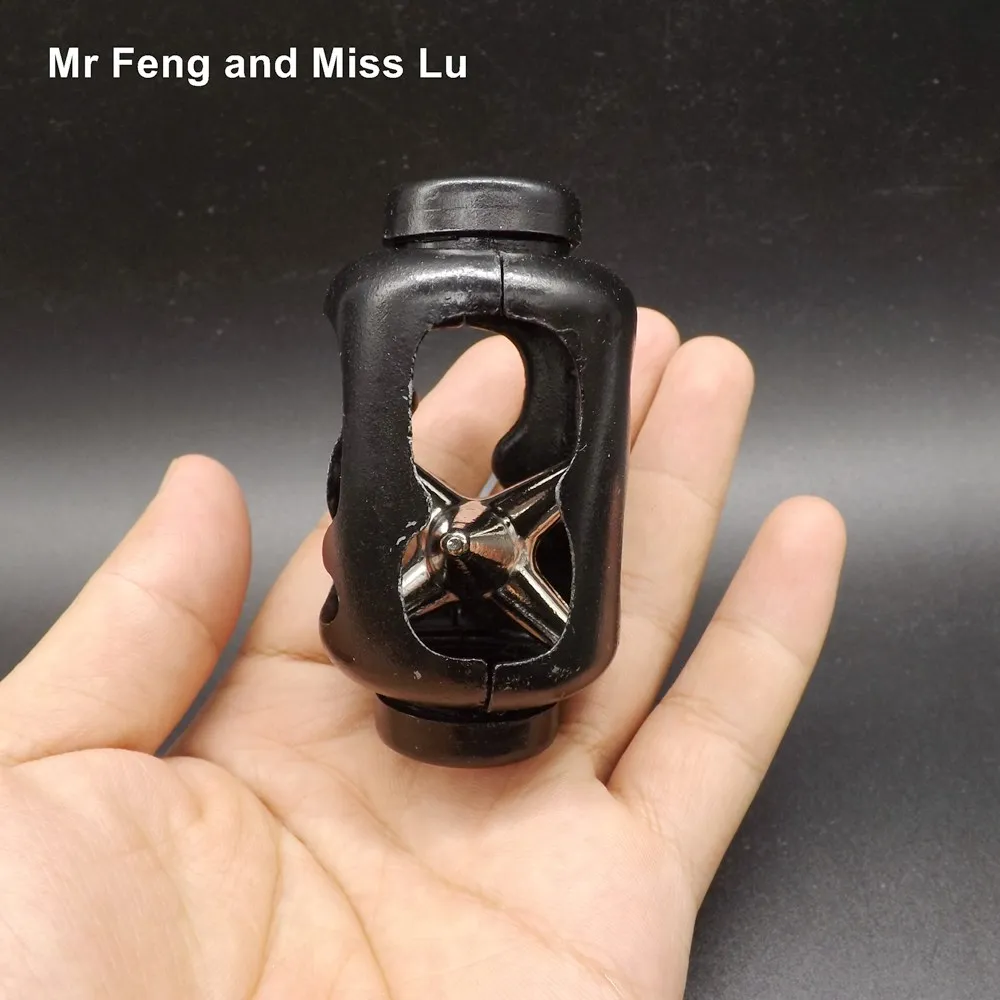 Замок клетка в виде звезды литая металлическая головоломка кольцо 3D