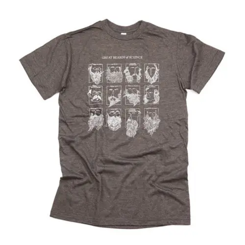 Лидер продаж модная летняя мужская футболка с надписью Great Beards of Science|Мужские