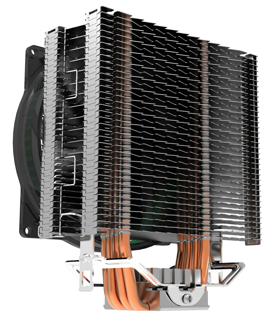 PCCOOLER x4 процессорного кулера 4 тепловыми Процессор Вентилятор охлаждения 120 мм 4PIN