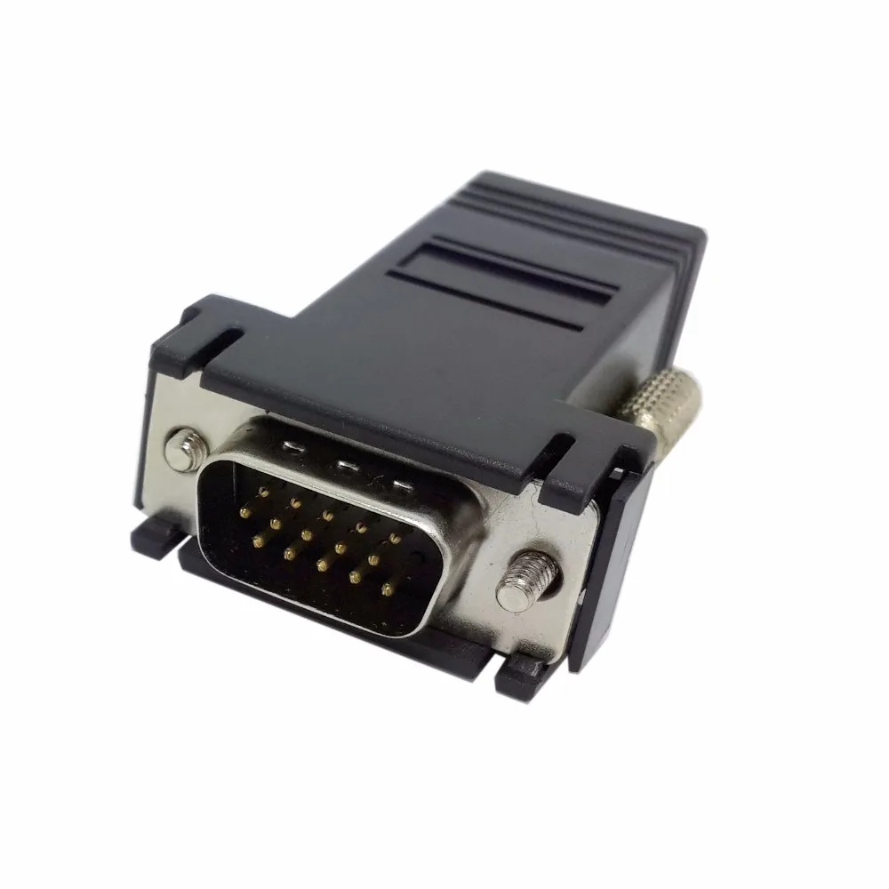 2 шт./лот COM порт к LAN Ethernet конвертер DB9 RS232 папа RJ45 Женский адаптер 1 шт. не требует