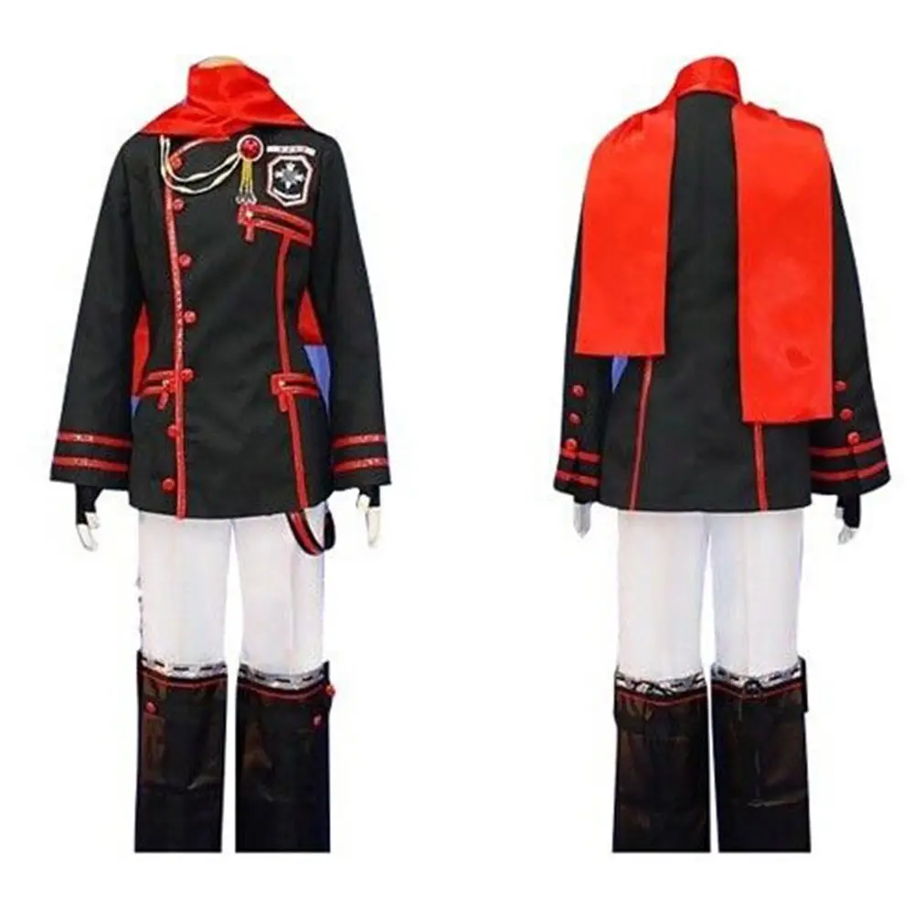 Аниме D.Gray man Lavi Черный Красный Полный Косплей Костюм необычный наряд с шарфом на
