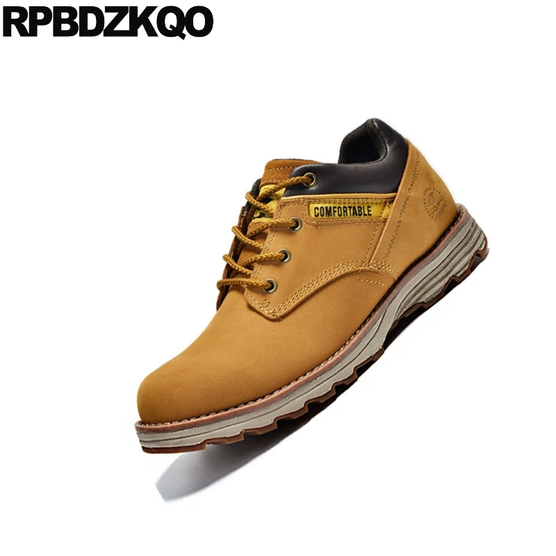 Lace Up Yellow High Quality Genuine Leather Spring Men Shoes Italy Brand Luxury Handmade Designer Runway British Style Real 2021 | Обувь