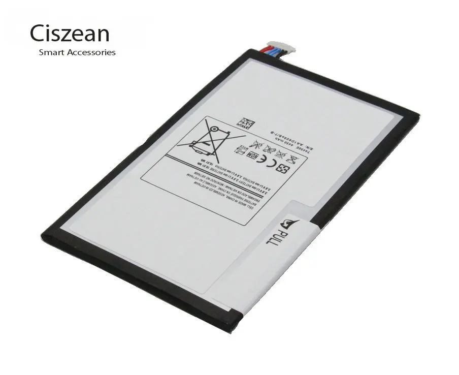 Ciszean 1x4450mAh T4450E Сменный аккумулятор для планшета Samsung Galaxy Tab 3 8 0 T310 T311 T315 SM-T310 E0288 E0396 |
