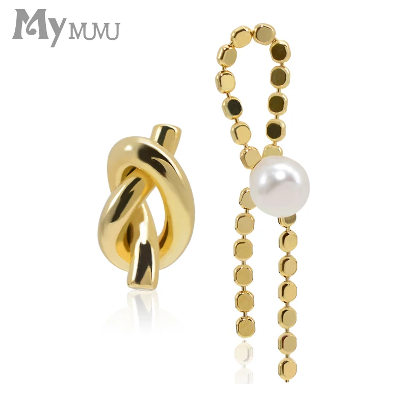 2020 Новая мода спящий без серьги асимметричные банты маленькие и простые личности