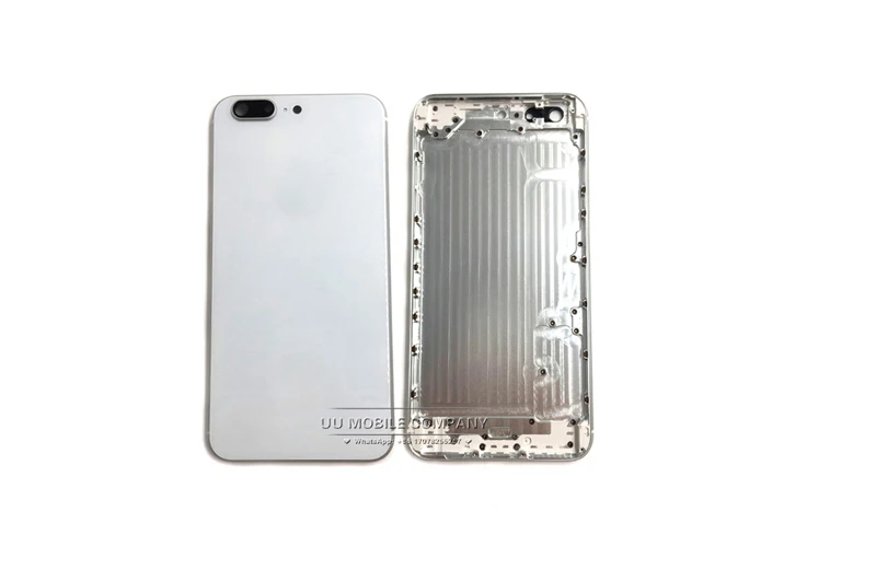Задняя крышка батарейного отсека хорошего качества для iphone 6P 6SP 7P до 8P Корпус Шасси задняя дверь средняя рамка без разъема для наушников