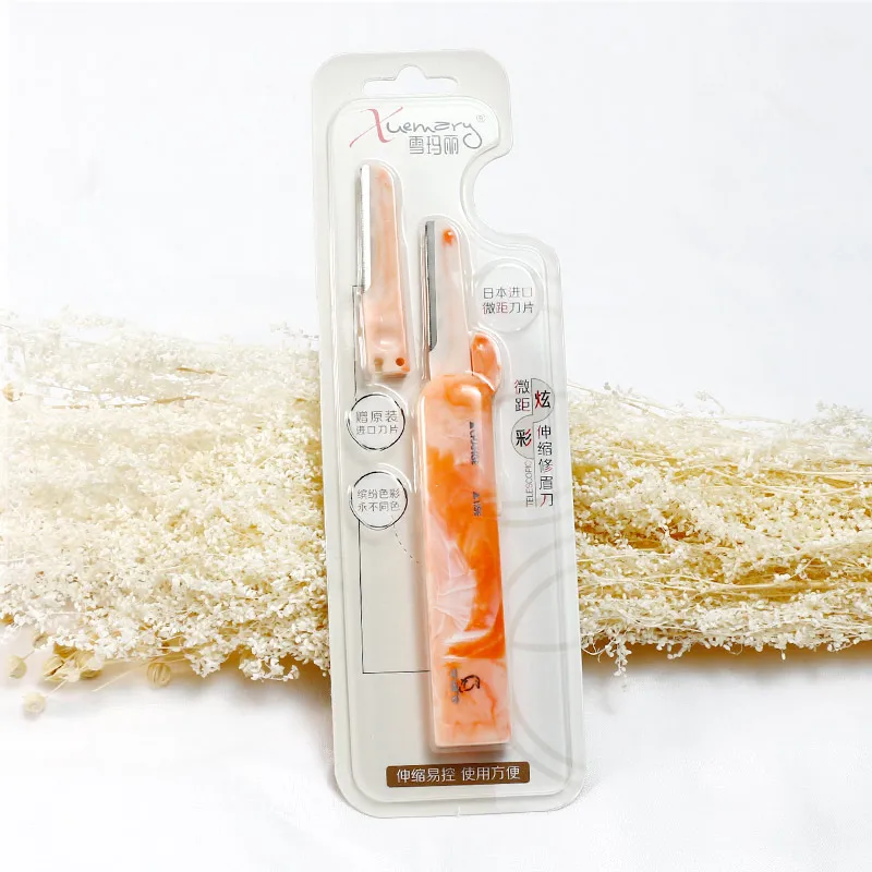Xuemali Professional Makeup Beauty Face &ampEyebrow Hair Removal Safety Razor Trimmer Colorful EyebrowTrimmers Tool | Красота и
