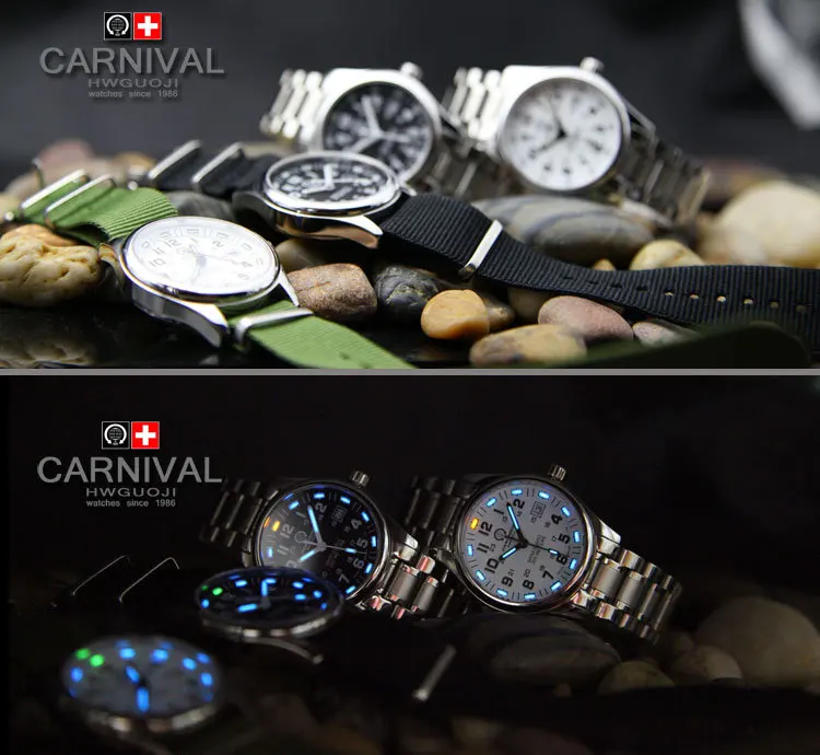 Трития свет известный бренд часы военная dive водонепроницаемый кварцевые