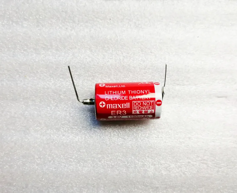 Оригинальный аккумулятор MAXELL ER3 ER3S 1/2AA 3 6 в 1100 мАч хлорид с рогами японские