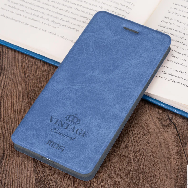 MOFi для Xiaomi Mi A2/Xiaomi Mi 6X чехол высокого качества Роскошные Флип-Чехлы из искусственной кожи чехол-книжка