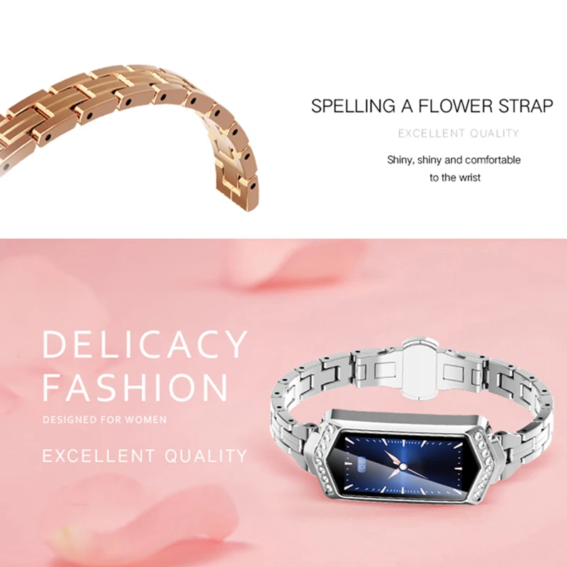 B78 Смарт часы для женщин фитнес браслет трекер сердечного ритма Монитор