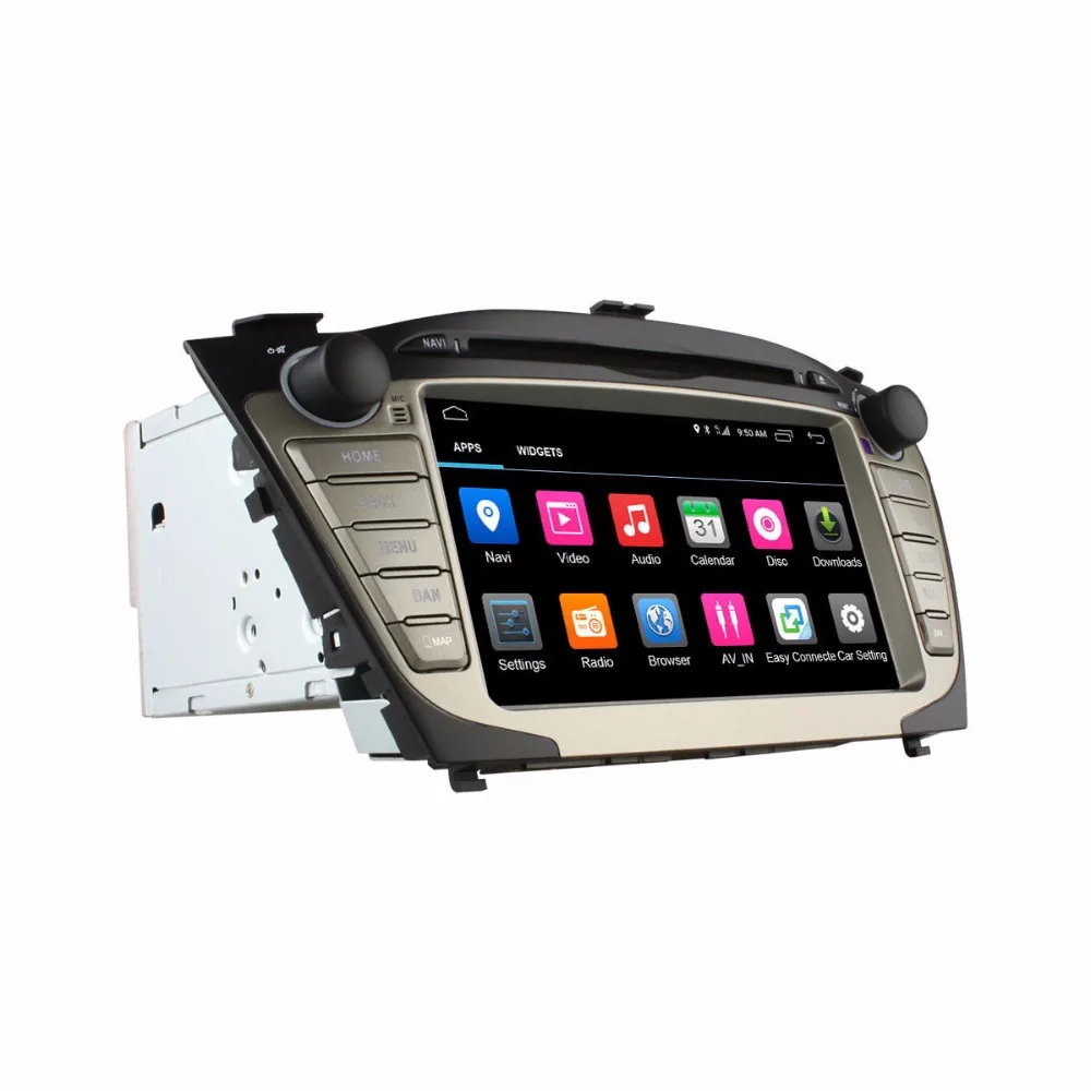 Автомобильный DVD плеер 1024X600 Android 6 0 4/8 ядер 2 Гб ОЗУ 4G LTE Wi Fi для Hyundai IX35 Tucson 2009 2014
