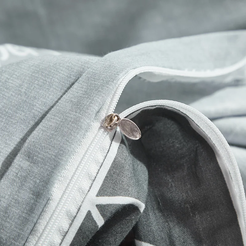 100% хлопок мягкий домашний текстиль комплект постельного белья включая пуховое