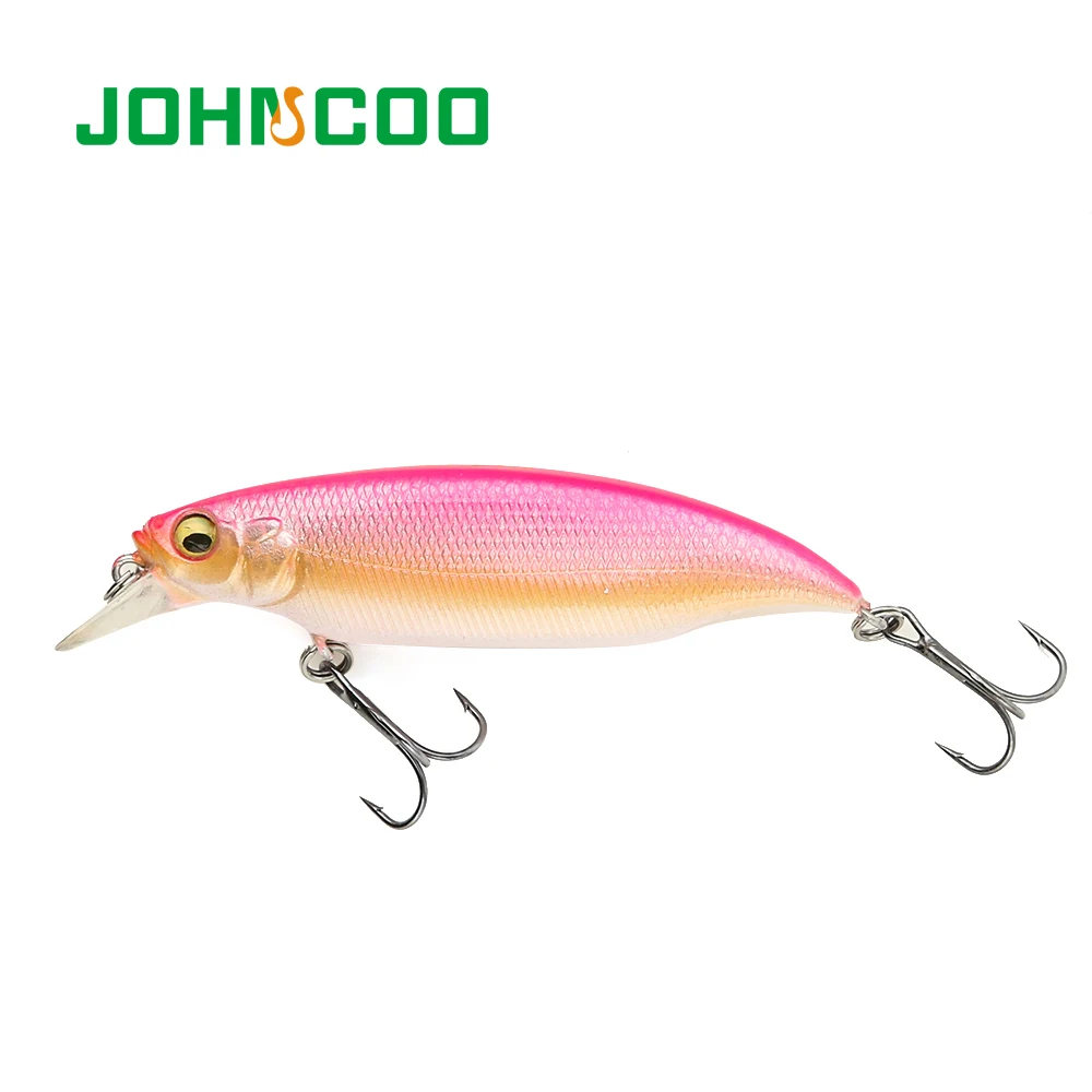 1pc Hard Minnow Fishing Lure Bait 80mm 10.5g Lifelike Lures Artificial Make Plastic Wobblers Tackle | Спорт и развлечения