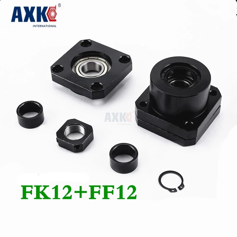 FK12 FF12 поддержка для 1605 1604 1610 набор: 1 шт. фиксированная сторона + плавающая CNC части