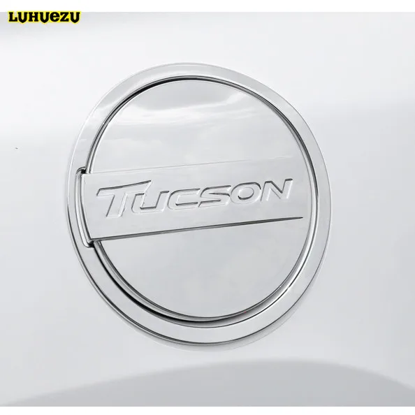 Luhuezu хромированный топливного бака крышка газовая Крышка для аксессуары Hyundai Tucson